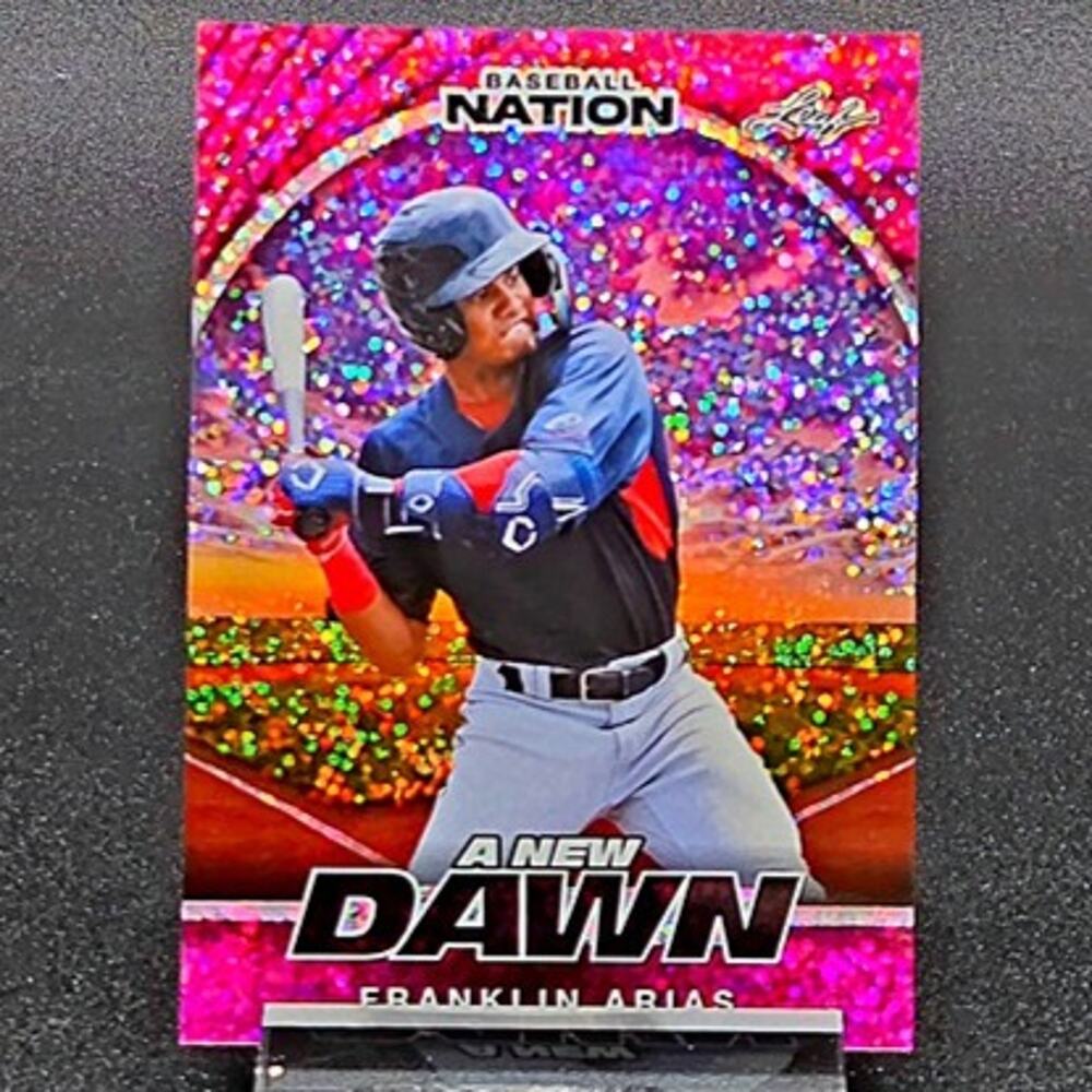 Franklin Arias 3/6 A New Dawn Pink Sparkle Refractor Boston Red Sox Top Prospect